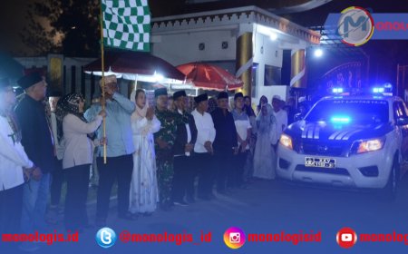 445 JCH Lampung Tengah Diberangkatkan