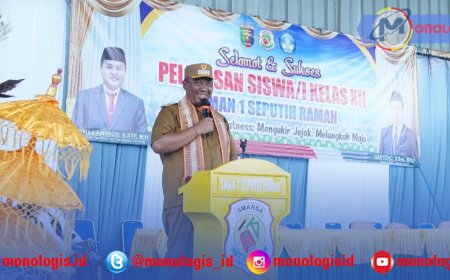 Plt Bupati Lampung Tengah Hadiri Pelepasan Siswa SMAN 1 Seputih Raman