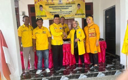 Golkar Kotagajah Punya Ketua Baru