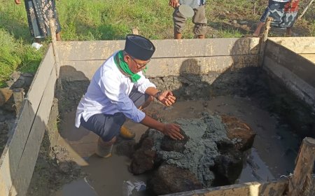 Swadaya Warga, Groundbreaking Masjid At-Taqwa Dimulai