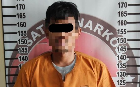 Pengedar Sabu Diciduk di Jalan Raya Menggala