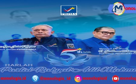 Harlah ke-5 PRIMA Digelar Sederhana, Tegaskan Dukungan pada Efisiensi dan Agenda Ekonomi Kerakyatan Prabowo