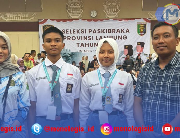 Dua Pelajar Tubaba Lolos Paskibraka Provinsi dan Tembus Cadangan Nasional