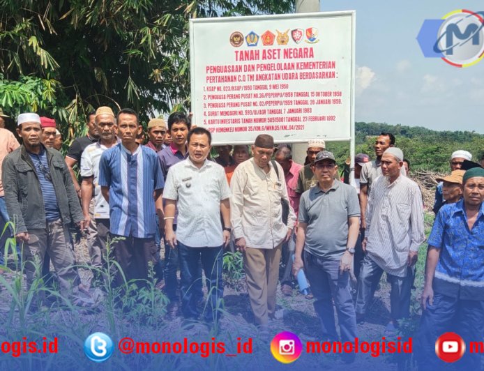 Warga Bakung Udik Tulangbawang Protes Pematokan Lahan Negara