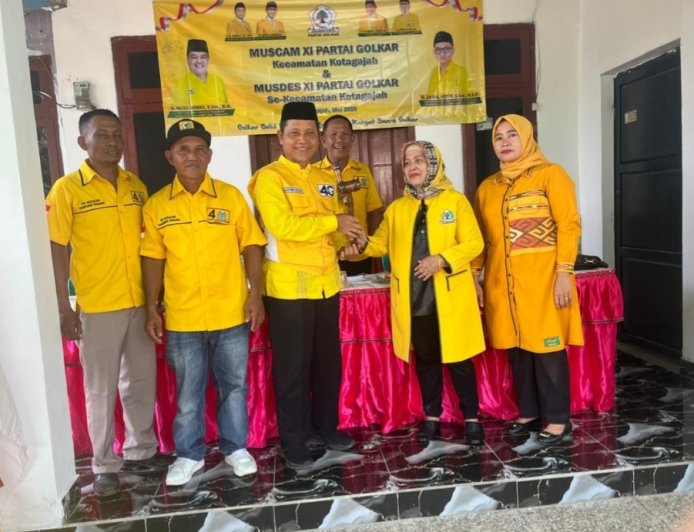 Golkar Kotagajah Punya Ketua Baru
