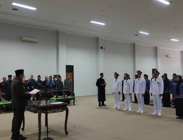 Lantik 31 Pejabat, Sekda Tubaba Tekankan Peningkatan Kinerja