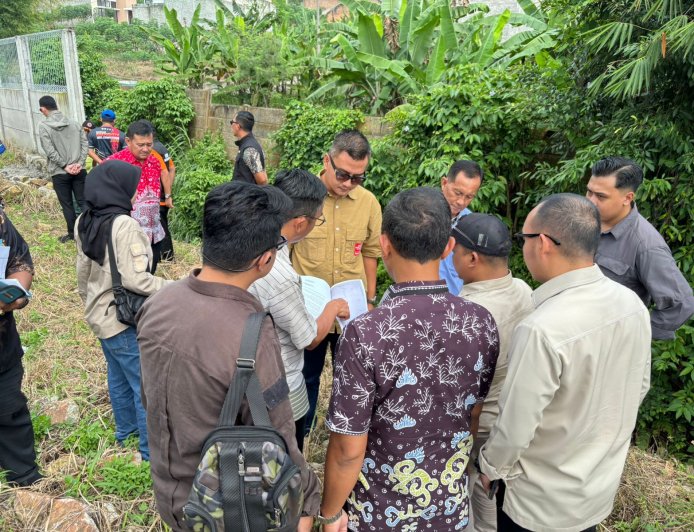 DPRD & Satgas Kota Bandar Lampung Sidak Dugaan Timbun Sungai Arana Residence