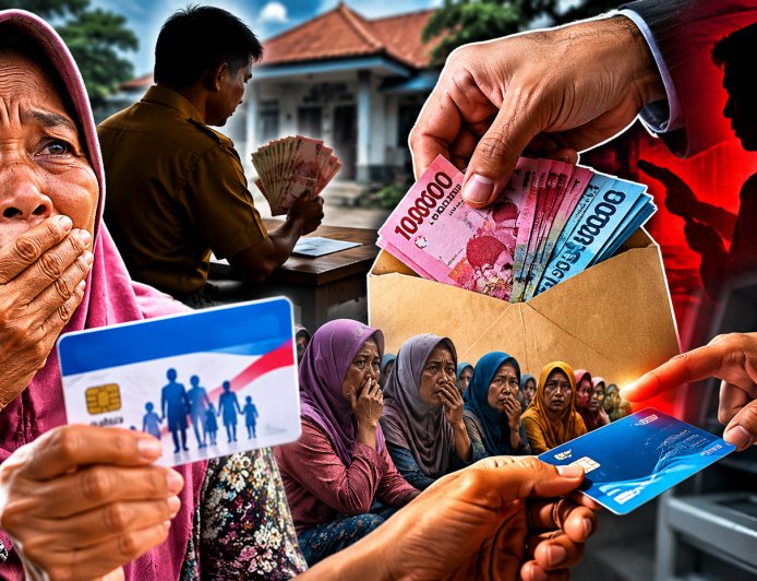 ATM PKH Ditahan, Dana Bantuan Warga Dipotong