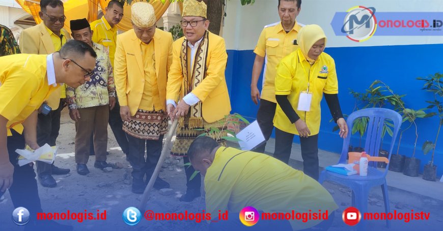 Musda Golkar Tubaba Diwarnai Aksi Tanam Pohon