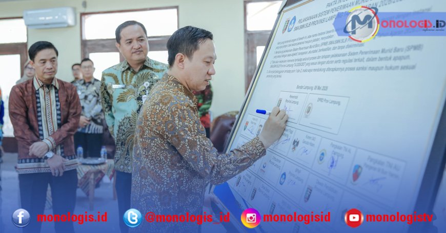 Lampung Resmi Perang Lawan Siswa Titipan