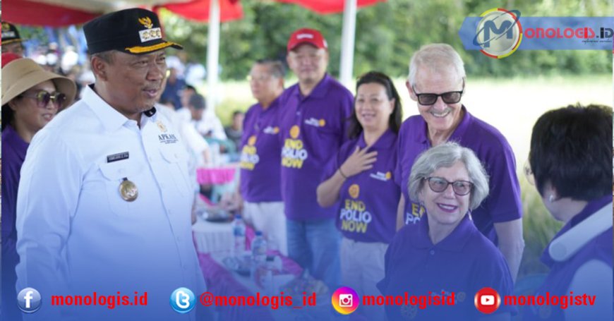 Rotary International Bangun Irigasi Baru di Lampung Tengah