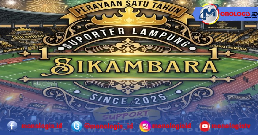 Setahun Sikambara Lampung: Dari Tribun ke Simbol Kebangkitan Sepak Bola Lampung