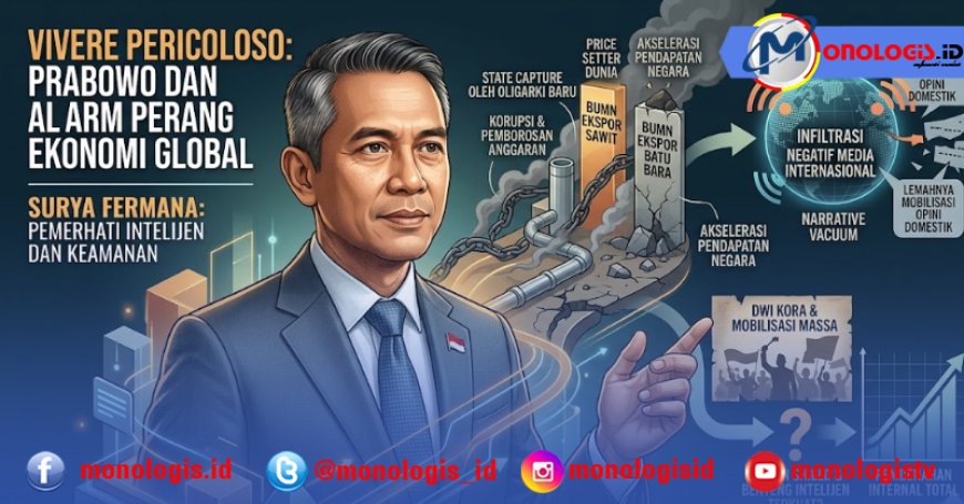 Analis Intelijen: Menakar Operasi Kontra Narasi Global, Terhadap Kedaulatan Ekonomi Prabowo