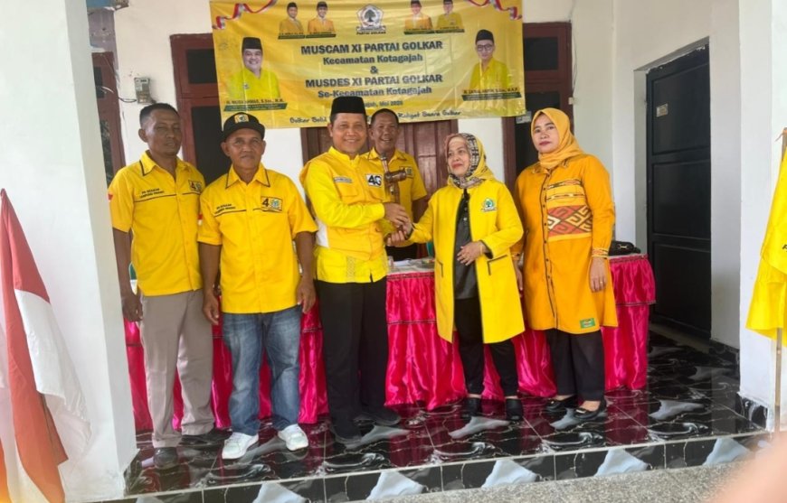 Golkar Kotagajah Punya Ketua Baru