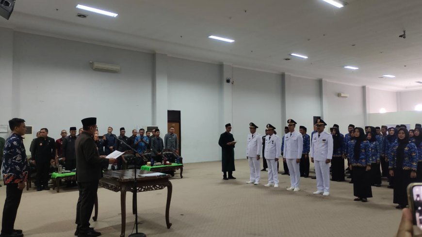 Lantik 31 Pejabat, Sekda Tubaba Tekankan Peningkatan Kinerja