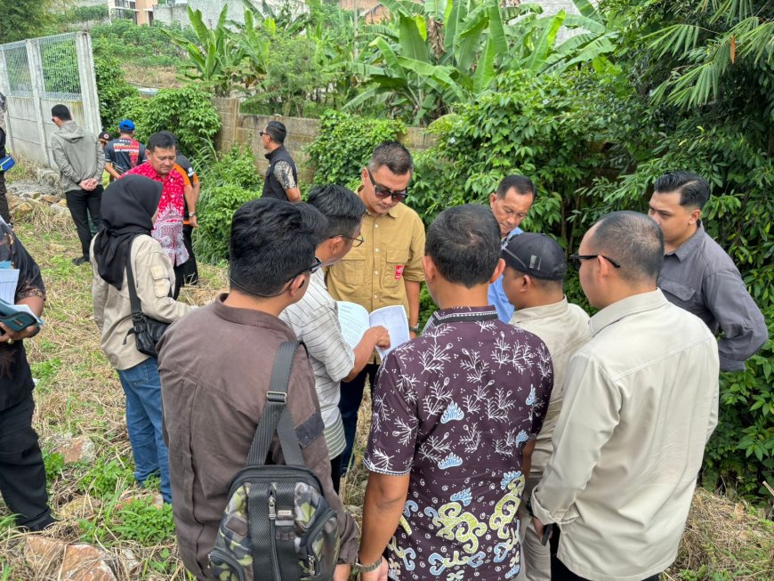 DPRD & Satgas Kota Bandar Lampung Sidak Dugaan Timbun Sungai Arana Residence
