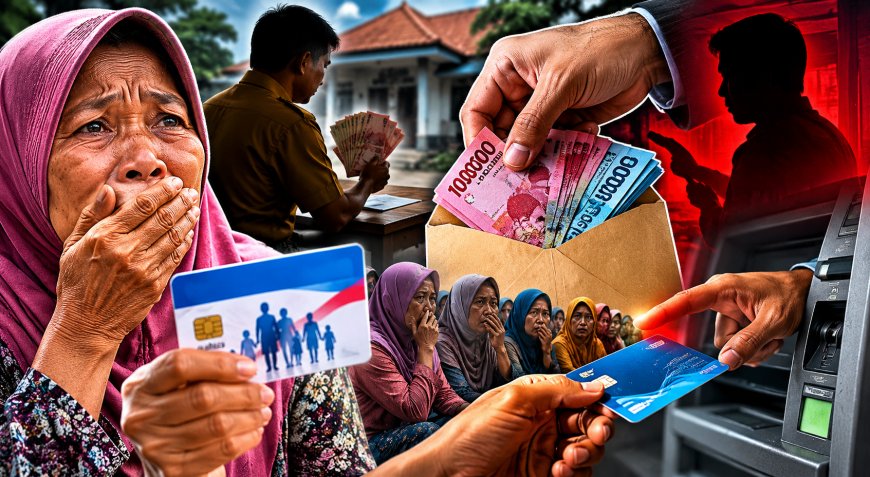 ATM PKH Ditahan, Dana Bantuan Warga Dipotong