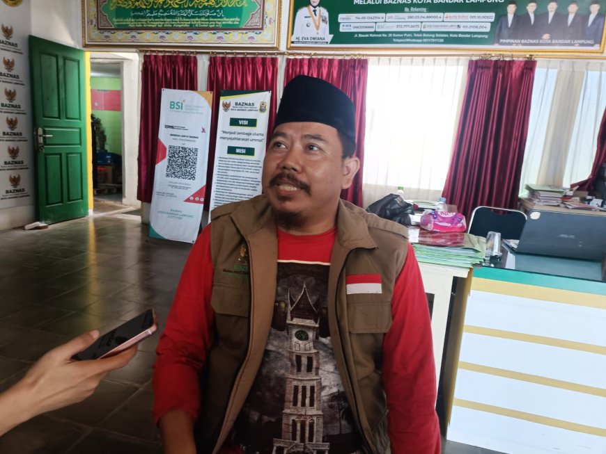 BAZNAS Bandar Lampung Bagikan 600 Kantong Daging Kurban