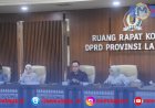 DPRD Lampung Bedah Kinerja Pemprov