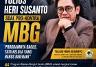 Yulius Heri Susanto Soal Pro-Kontra MBG: Programnya Bagus, Tata Kelola dan Pengawasan yang Harus Dibenahi