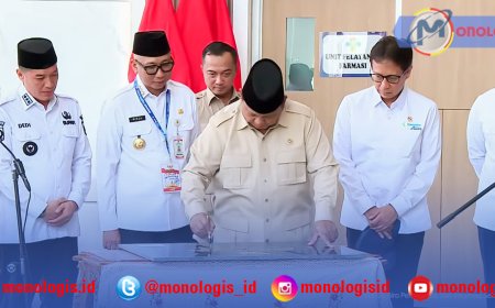 Presiden Prabowo Rresmikan RSUD KH Muhammad Thohir Krui