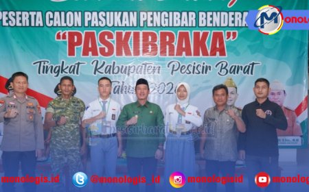 Pembukaan Seleksi Calon Paskibraka 2026 Pesisir Barat, Dihadiri Bupati DedI Irawan