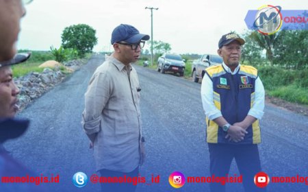 Tinjau Progres Jalan Rawa Jitu–Umbul Mesir, Mirza Targetkan Rampung Oktober 2026