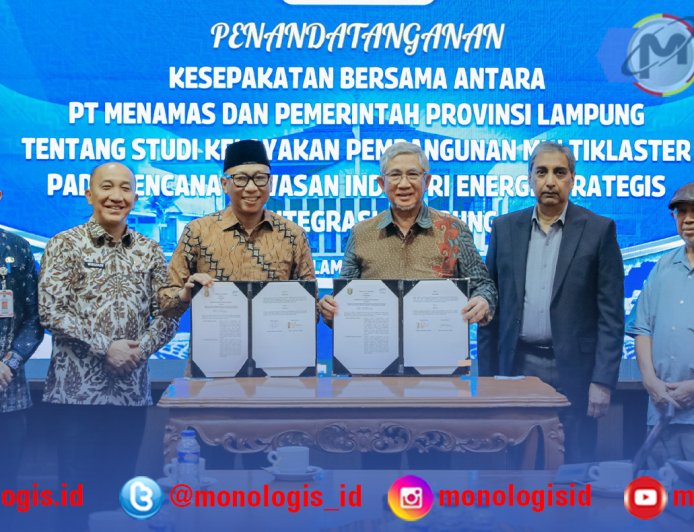 Gubernur Lampung Teken Proyek Raksasa Energi Katibung