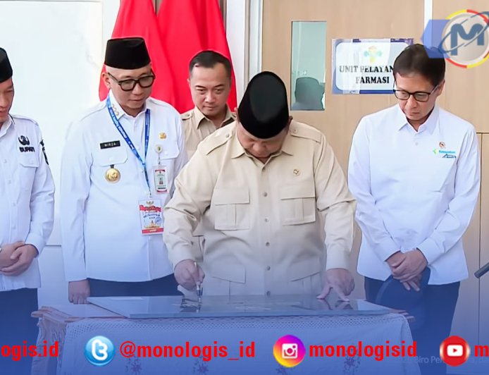 Presiden Prabowo Rresmikan RSUD KH Muhammad Thohir Krui