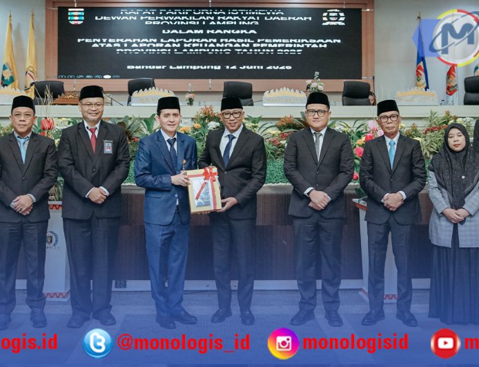 Pemprov Lampung Raih WTP 12 Kali Beruntun