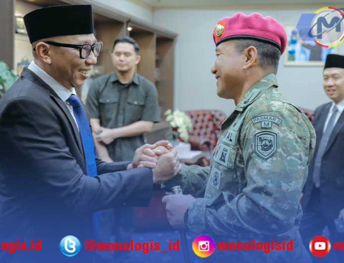 Danbrigif Marinir Pamit ke Gubernur Lampung
