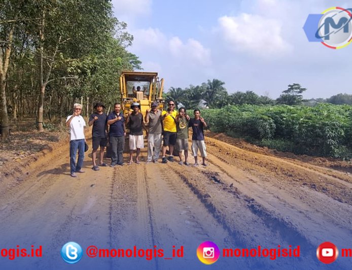 Kapolsek Denteteladas Pelopori Perbaikan Jalan Rusak
