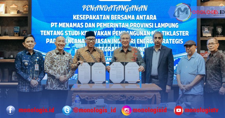 Gubernur Lampung Teken Proyek Raksasa Energi Katibung