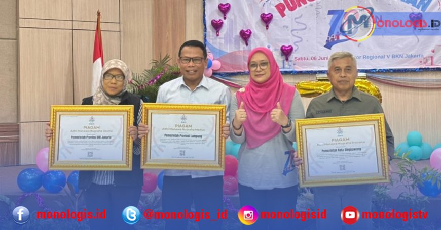 Lampung Raih Penghargaan Bergengsi dari BKN