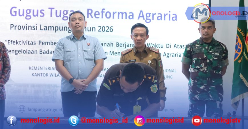 Lampung Siapkan Skema Baru Atur Tanah
