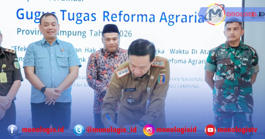 Lampung Genjot Reforma Agraria Lewat Bank Tanah