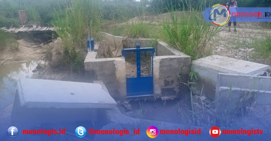 Proyek Irigasi Rp48 Miliar di Tulangbawang Barat Diduga Mangkrak