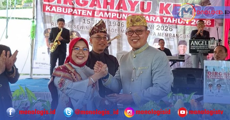 Khostiana Hadiri HUT Ke-80 Lampung Utara