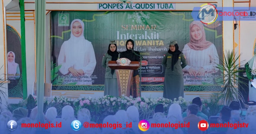 Jihan Ingatkan Santri Bijak Gunakan AI