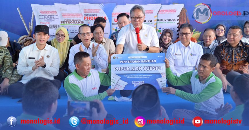 Zulhas Pastikan Pupuk dan Gabah di Lamsel Aman