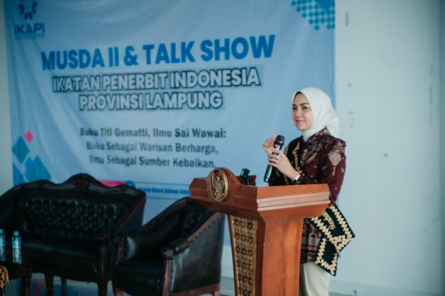Buka Musda IKAPI Lampung, Purnama Wulan Dorong Kolaborasi Perkuat Ekosistem Literasi