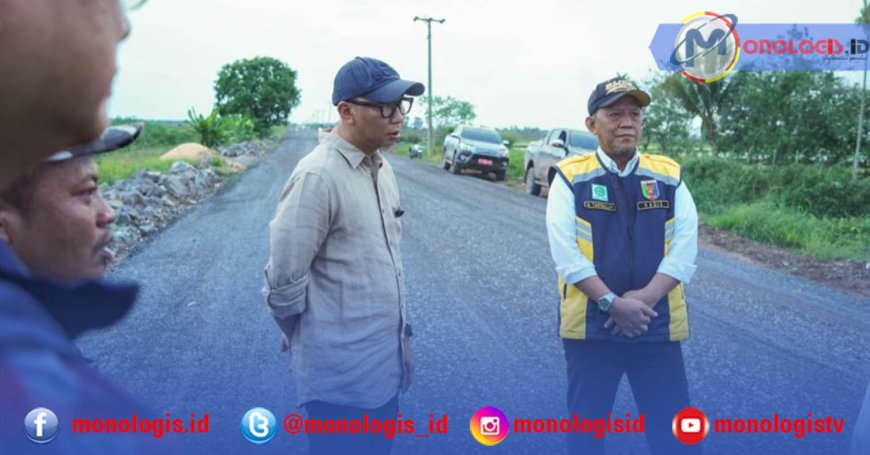 Tinjau Progres Jalan Rawa Jitu–Umbul Mesir, Mirza Targetkan Rampung Oktober 2026