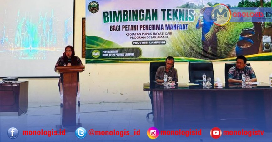 160 Petani Lampung Ikuti Bimtek Pupuk Hayati Cair