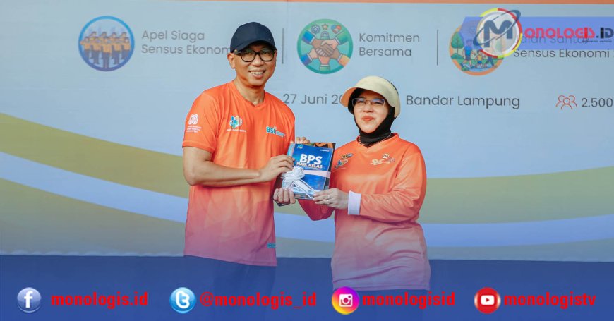 Kepala BPS RI Pimpin Apel Siaga Sensus Ekonomi 2026 di Lampung