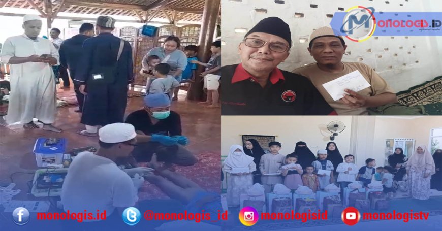 Haul Bung Karno, PDI Perjuangan Lamsel Salurkan Santunan