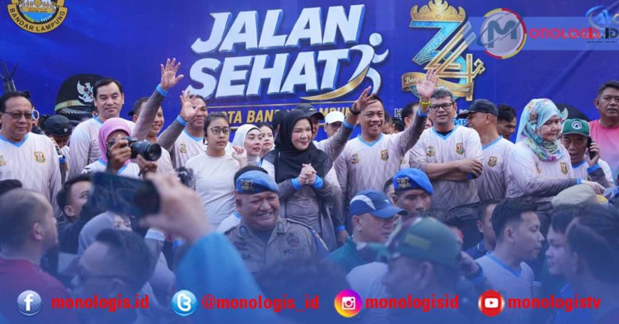 Pedagang Cilok Raih Hadiah Mobil Jalan Sehat HUT ke-344 Kota Bandar Lampung