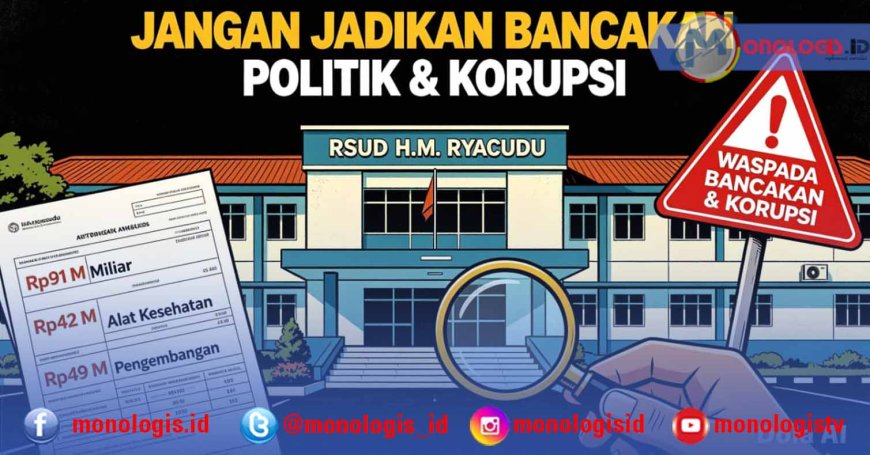 Praktisi Ingatkan Dana Rp91 Miliar RSUD HM Ryacudu Rawan Korupsi