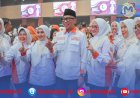 Mirza Hadiri Pelantikan Srikandi Jaga Desa