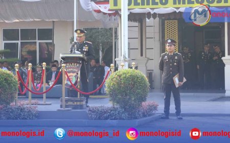 Kapolres Mesuji Bacakan Amanat Presiden di HUT Bhayangkara