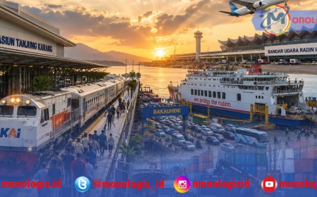 Kereta Api Jadi Transportasi Favorit Lampung